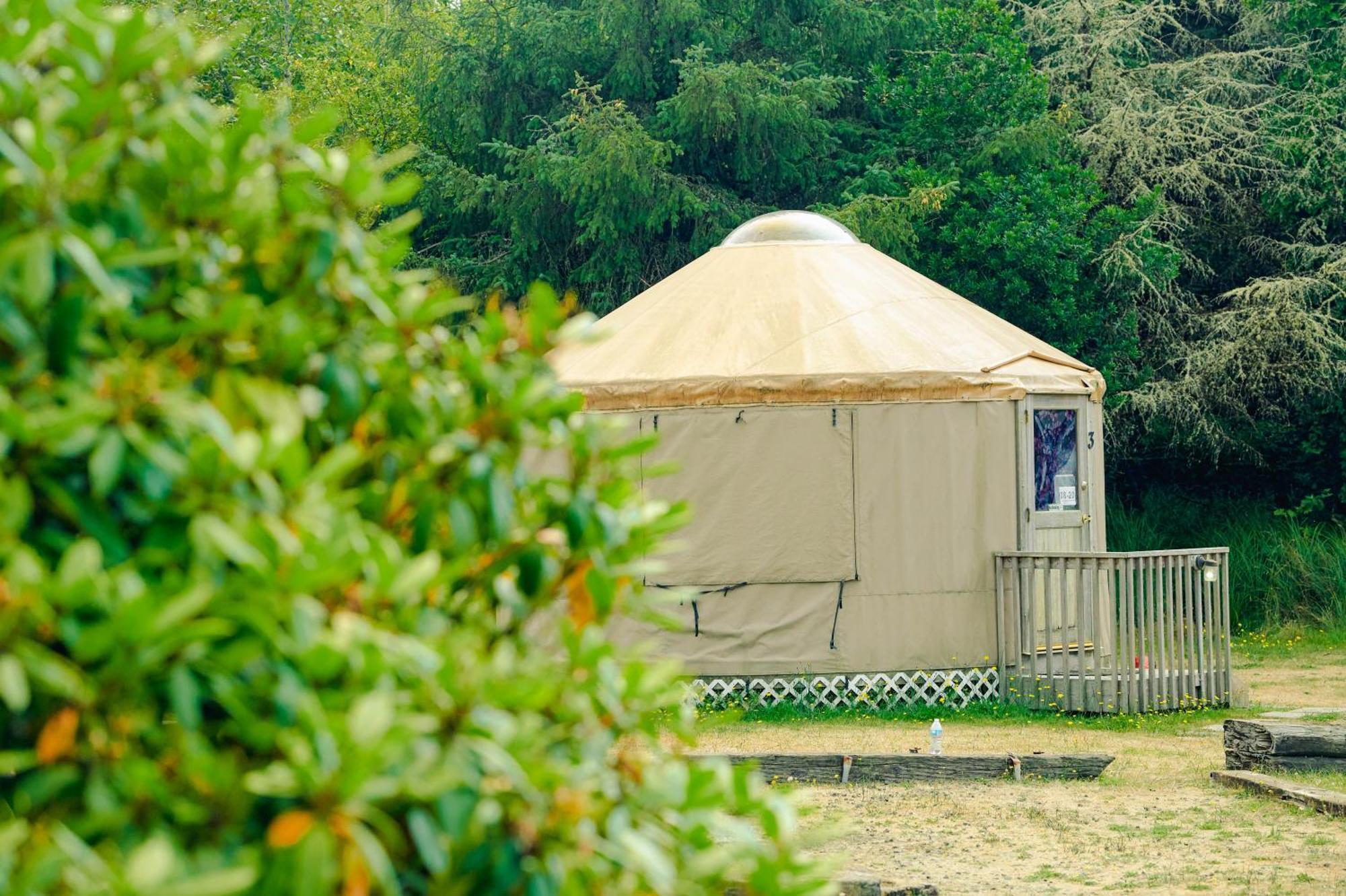 Long beach Camping Resort Yurt 8 Oceanview Zimmer foto